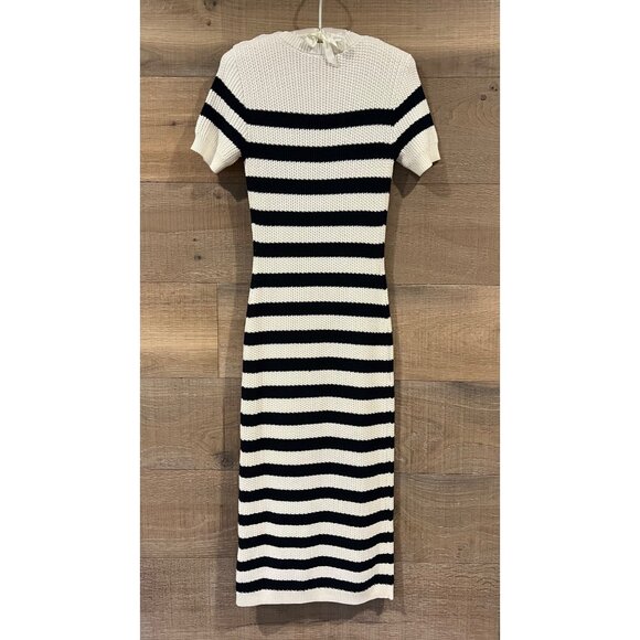 CAROLINA HERRERA Striped silk and cotton-blend midi size XS NWOT - Picture 8 of 9